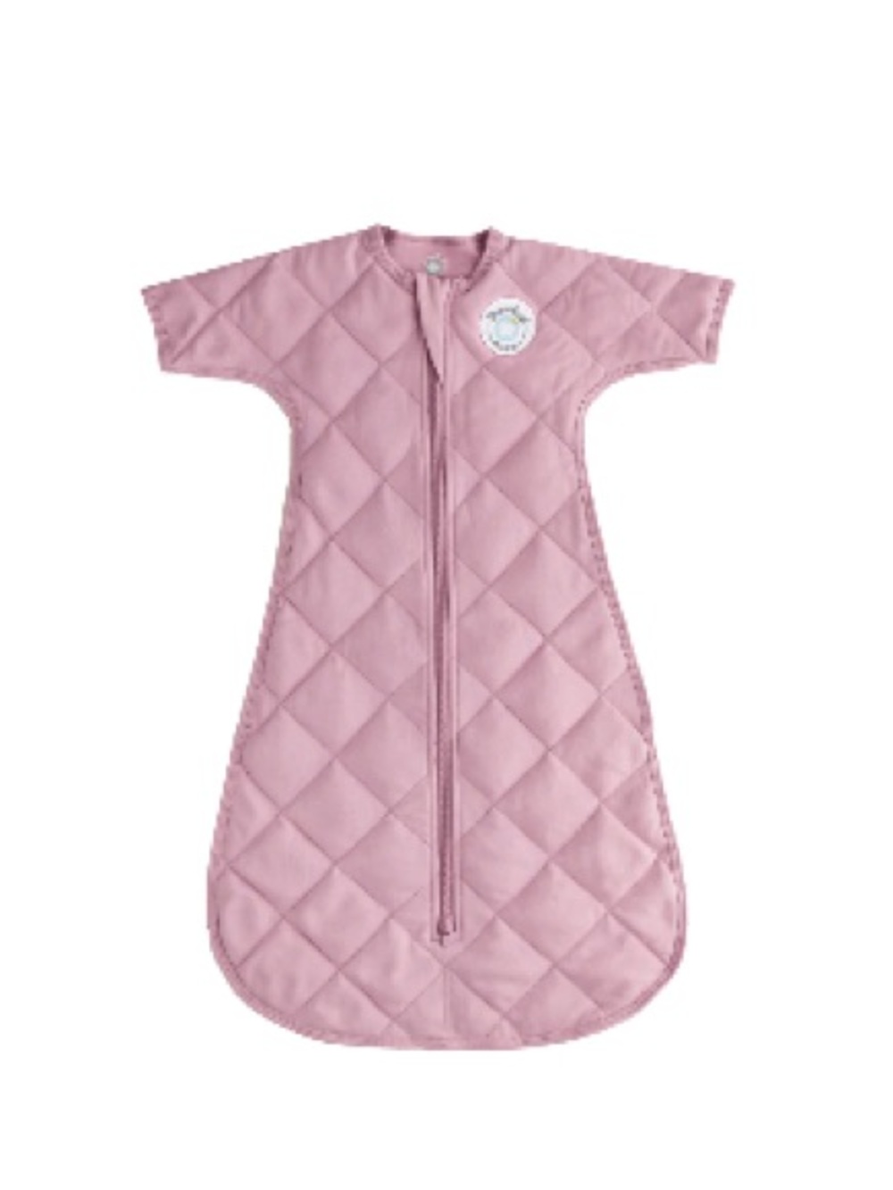 Pink Quilted Sleep Sack for Kids - Comfortable Short-Sleeve Sleeping Bag